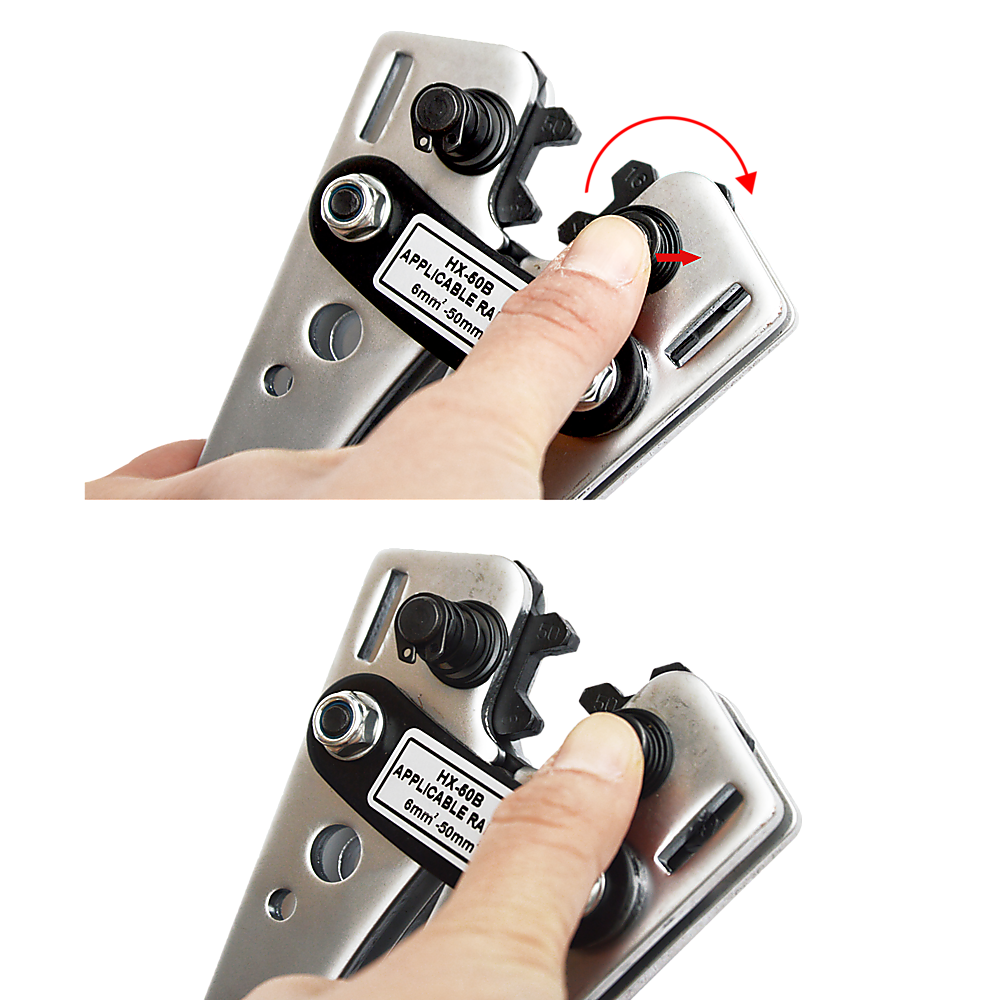 6-50 mm2 Wire Crimper Cable Crimp Electric Tube Crimping Hand Tool Battery Lug Deals499