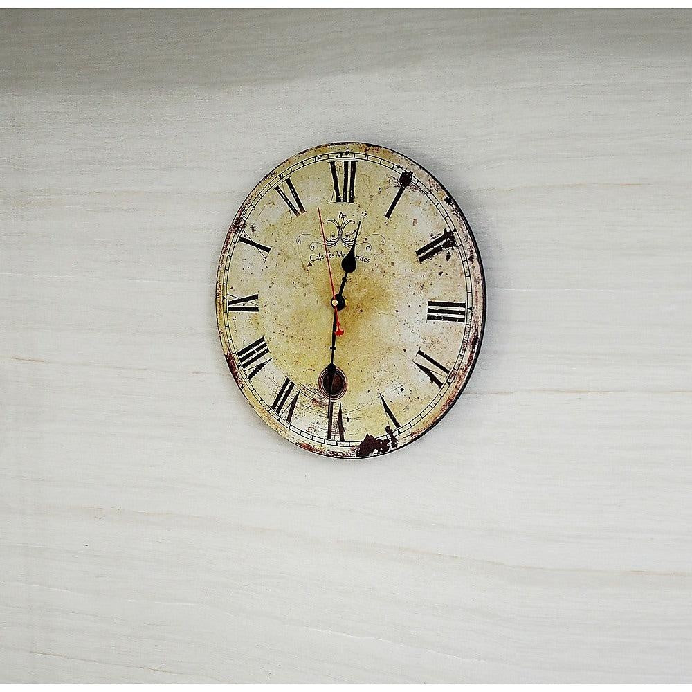 Large Vintage Wall Clock Kitchen Office Retro Timepiece Deals499