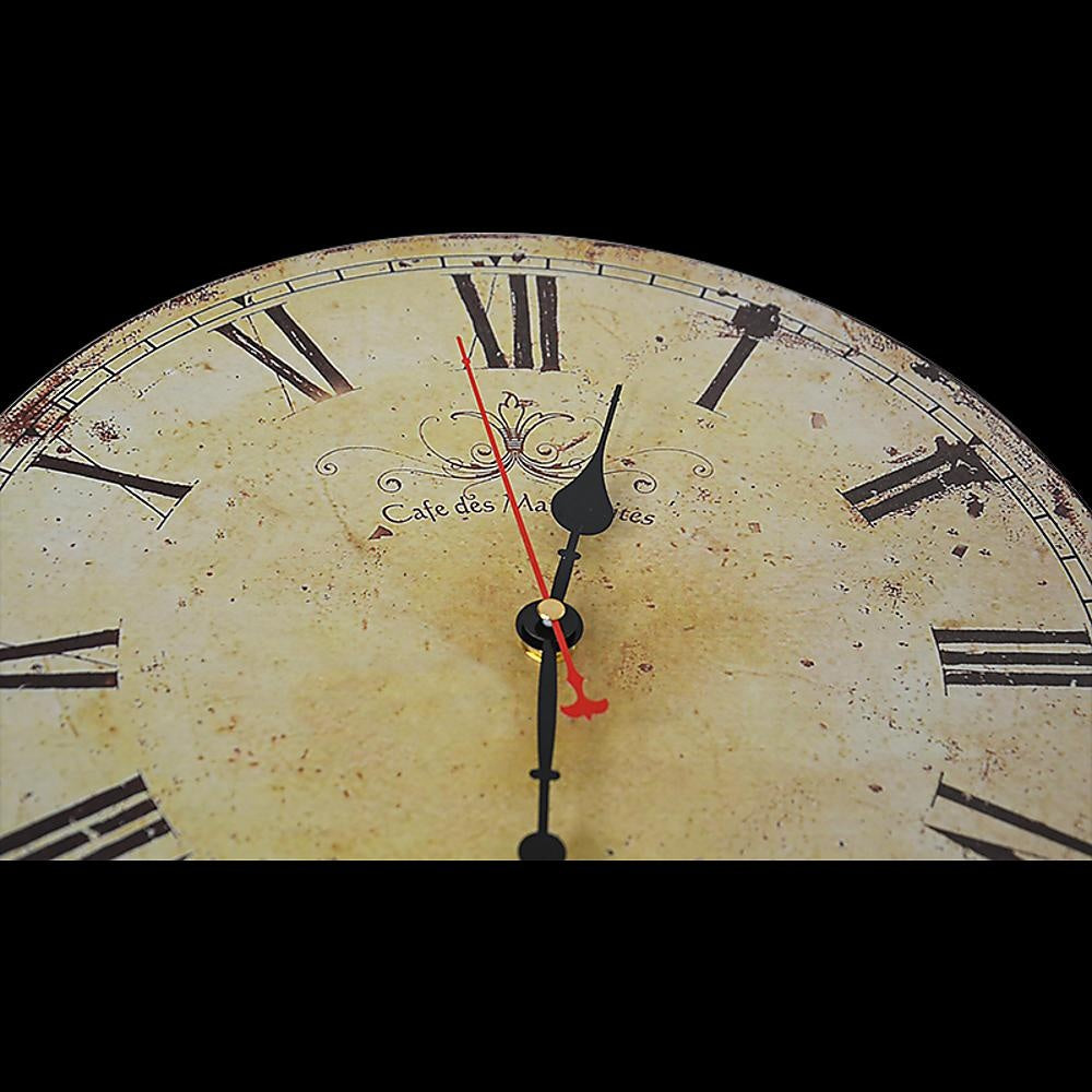 Large Vintage Wall Clock Kitchen Office Retro Timepiece Deals499