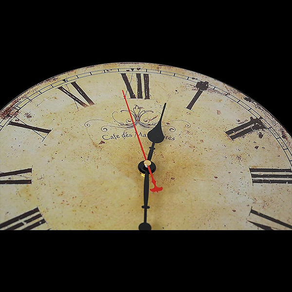 Large Vintage Wall Clock Kitchen Office Retro Timepiece Deals499