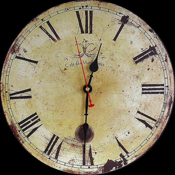 Large Vintage Wall Clock Kitchen Office Retro Timepiece Deals499