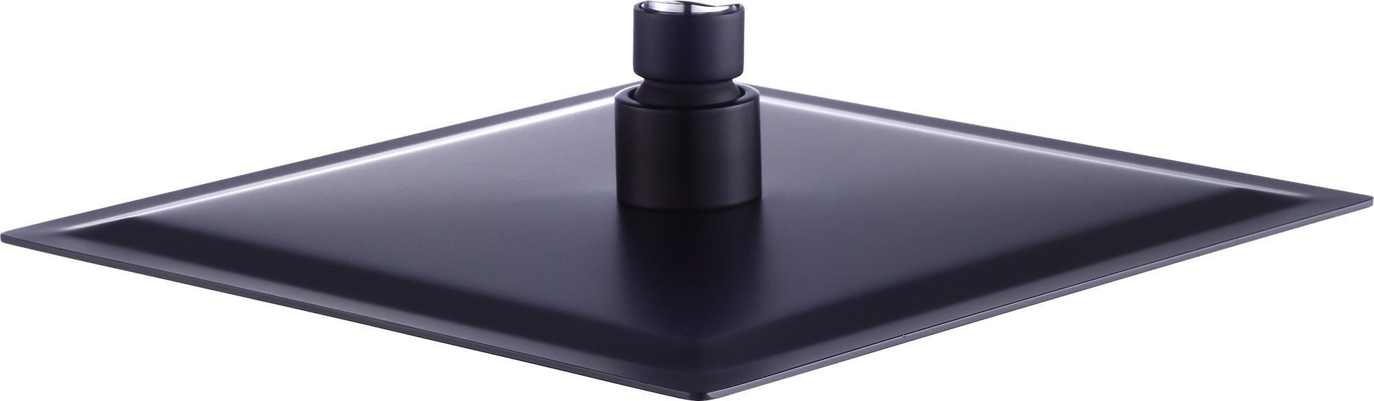 200mm Shower Head Square 304SS Electroplated Matte Black Finish Deals499