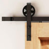 2M Big Spoke Wheel Sliding Barn Door Hardware Deals499