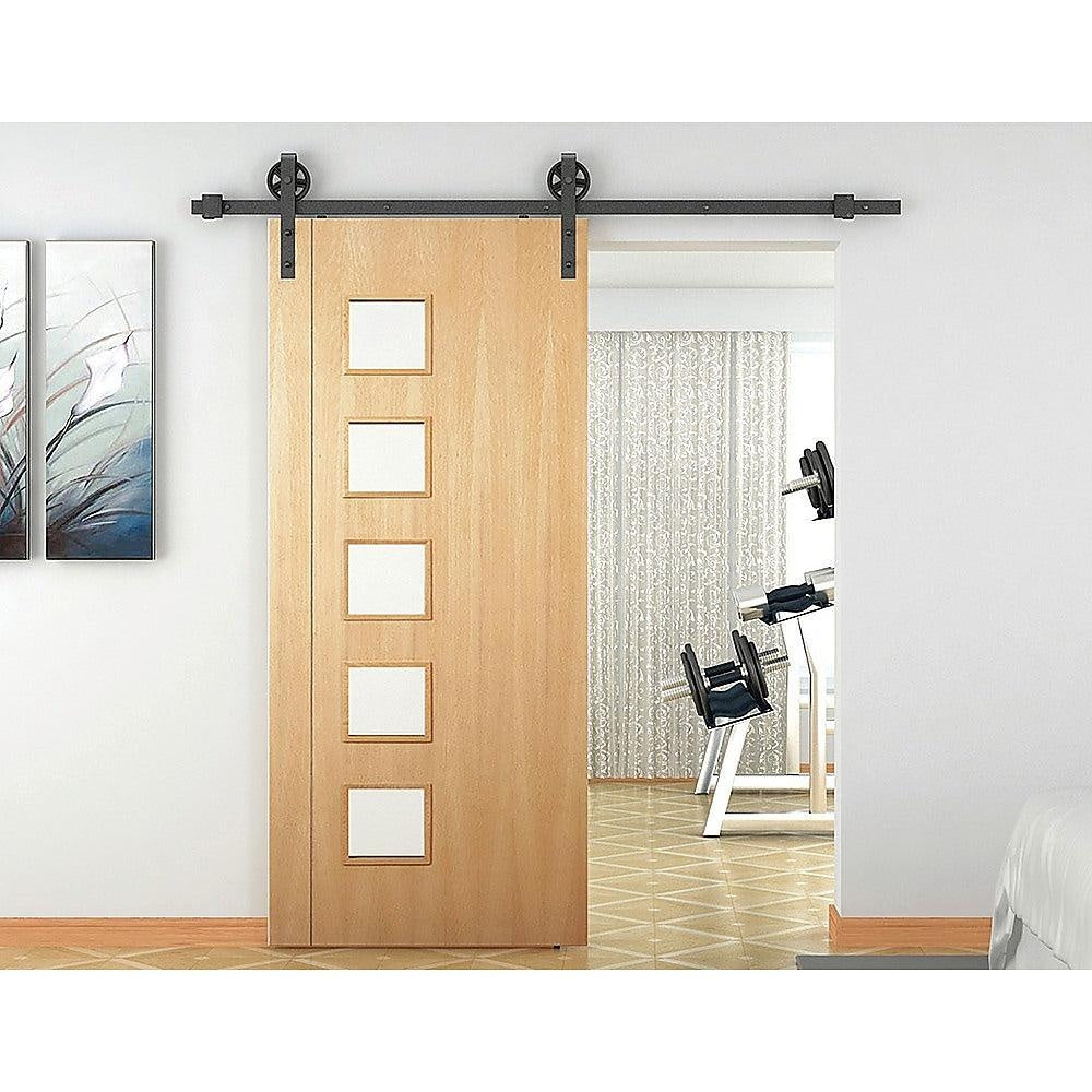 2M Big Spoke Wheel Sliding Barn Door Hardware Deals499
