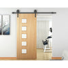 2M Big Spoke Wheel Sliding Barn Door Hardware Deals499