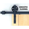 2M Big Spoke Wheel Sliding Barn Door Hardware Deals499