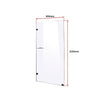 800 x 2100mm Frameless 10mm Safety Glass Shower Screen Deals499