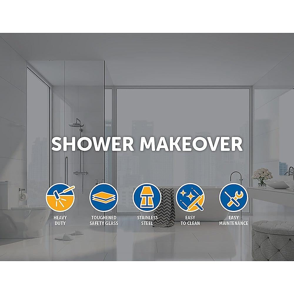 1000 x 900mm Frameless 10mm Glass Shower Screen By Della Francesca Deals499