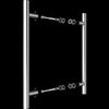 Round 300mm Push Pull Stainless Steel Door Handle Entrance Entry Shower Glass Deals499