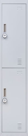 4-Digit Combination Lock 2-Door Vertical Locker for Office Gym Shed School Home Storage Grey Deals499