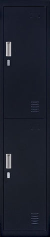 Padlock-operated lock 2-Door Vertical Locker for Office Gym Shed School Home Storage Black Deals499