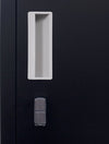 Padlock-operated lock 2-Door Vertical Locker for Office Gym Shed School Home Storage Black Deals499