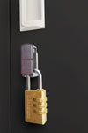 Padlock-operated lock 2-Door Vertical Locker for Office Gym Shed School Home Storage Black Deals499