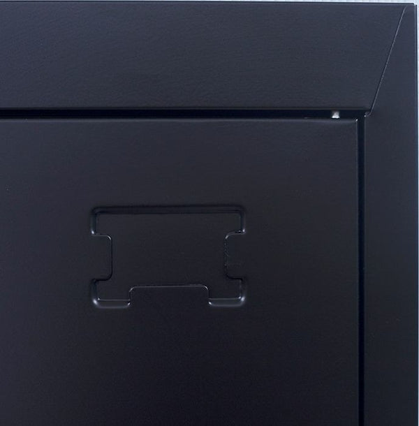 3-digit Combination Lock 4 Door Locker for Office Gym Black Deals499