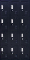3-Digit Combination Lock 12 Door Locker for Office Gym - Black Deals499