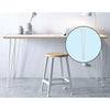 Set of 4 Industrial 3 - Rod Retro Hairpin Table Legs 12mm Steel Bench Desk - 71cm White Deals499