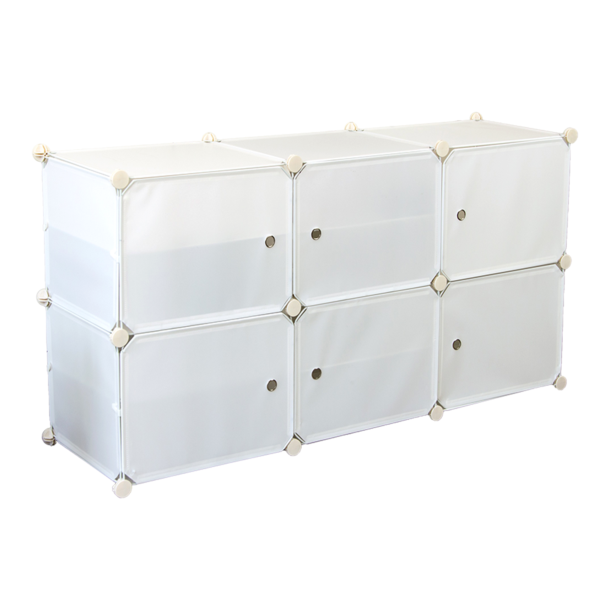 White Cube DIY Shoe Cabinet Rack Storage Portable Stackable Organiser Stand Deals499