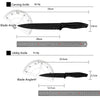 Kitchen 17 Pc Knife Set w/ Block & Sharpener Chef Bread Steak Knives Deals499