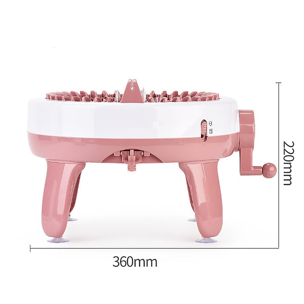 DIY Knitting Machine Smart Weaving Knit Rotating Kids Toy Scarf Sock Hat Gift from Deals499 at Deals499