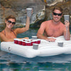 Big PVC Inflatable Beer Pong Raft Floating Pool Party Pong Game Table Lounge Toy Deals499