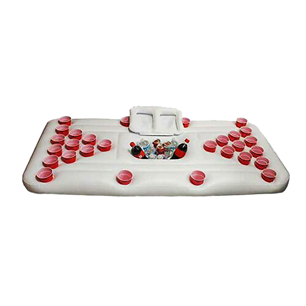 Big PVC Inflatable Beer Pong Raft Floating Pool Party Pong Game Table Lounge Toy Deals499