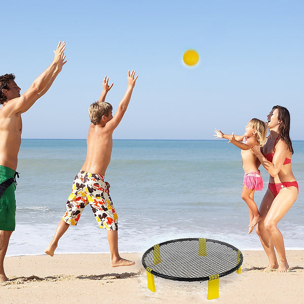 Mini Volleyball Set Outdoor Game Garden Beach Net Ball Kit Sport Toys Deals499