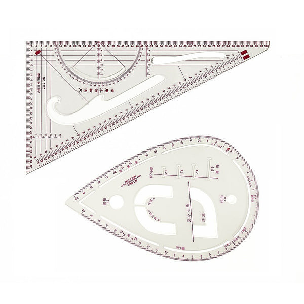 9pc French Curve Ruler Set DIY Sewing Pattern Measuring Tool for Dressmaker Deals499