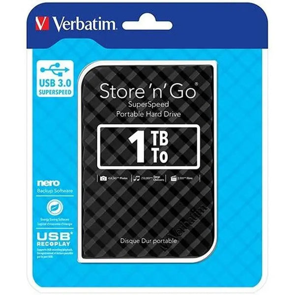 VERBATIM 2.5' Mobile HD 1TB VERBATIM