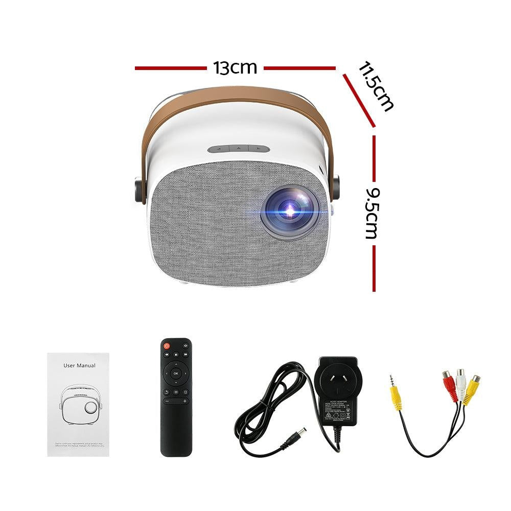 Mini Video Projector Wifi USB HDMI Portable 50ANSI Lumens HD 1080P Home Theater Deals499