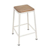Vintage Industrial Barstool Cream Amethyst Hera