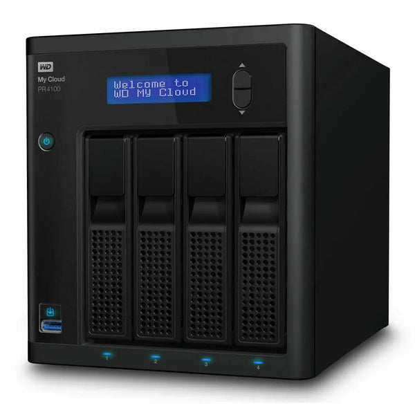 WESTERN DIGITAL Digital My Cloud Pro PR4100 32TB NAS Pentium N3710 Quad-Core 4GB RAM RAID 3xUSB3.0 2xGbE LAN Auto Backup Sync 256 AES Encrypt Windows MAC WESTERN DIGITAL