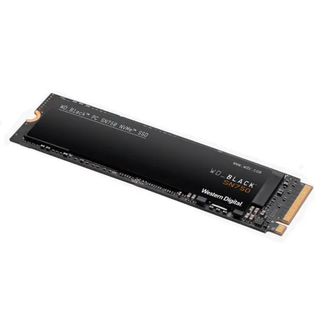 WESTERN DIGITAL Digital WD Black SN750 1TB NVMe SSD 3430MB/s 3000MB/s R/W 600TBW 515K/560K IOPS M.2 2280 PCIe Gen 3 1.75mil hrs MTBF 5Yrs Wty WESTERN DIGITAL