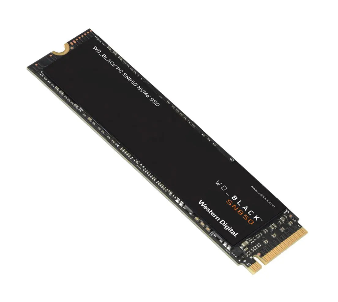WESTERN DIGITAL Western Digital WD Black SN850 2TB Gen4 NVMe SSD - 7000MB/s 5100MB/s R/W 1200TBW 1000K/710K IOPS 1.75M Hrs MTBF M.2 2280 PCIe4.0 3D-NAND 5yrs Wty WESTERN DIGITAL