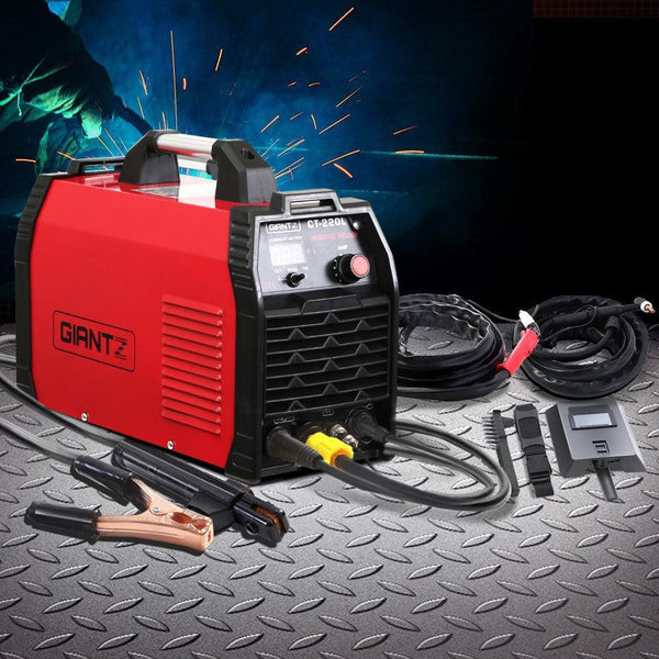 Giantz 220Amp Inverter Welder Plasma Cutter TIG iGBT DC Welding Machine Portable Deals499