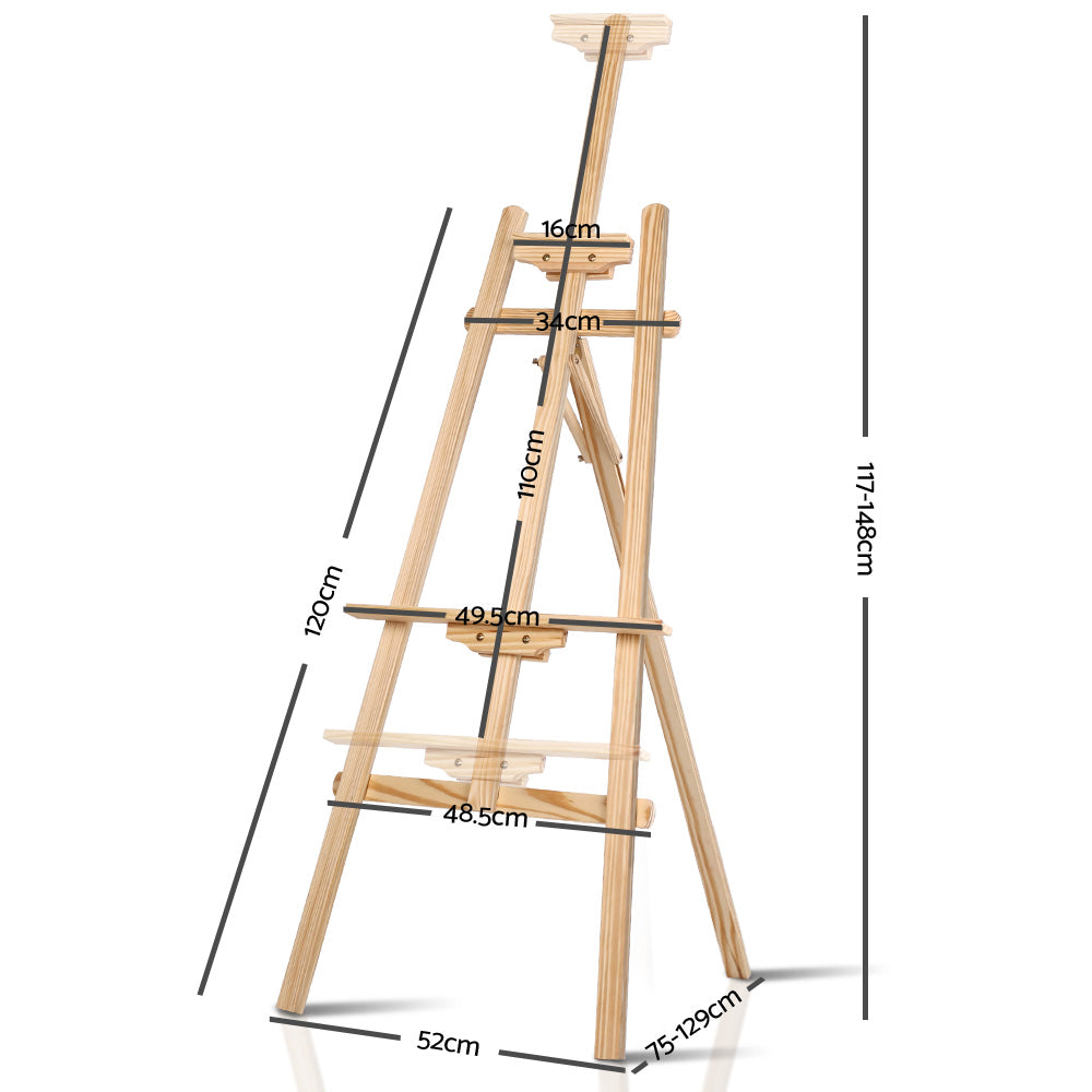 Artiss Modern Floor Easel - White Oak Deals499