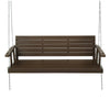Gardeon Porch Swing Chair with Chain Outdoor Furniture 3 Seater Bench Wooden Brown from Deals499 at Deals499