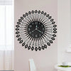 Wall Clock Silent Large Home Office Decor Round Luxury Modern Battery Black Deals499