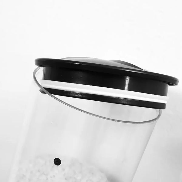 Wall Mounted Triple Cereal Dispenser Dry Food Storage Container Dispense Machine Unbranded