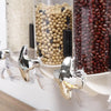 Wall Mounted Triple Cereal Dispenser Dry Food Storage Container Dispense Machine Unbranded