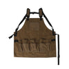 Waxed Canvas Tool Apron Adjustable Workshop Chef Waterproof Woodworking Pockets Deals499