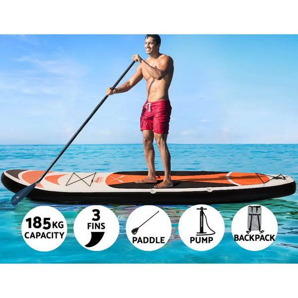 Weisshorn 11FT Stand Up Paddle Board Inflatable SUP Surfborads 15CM Thick Deals499