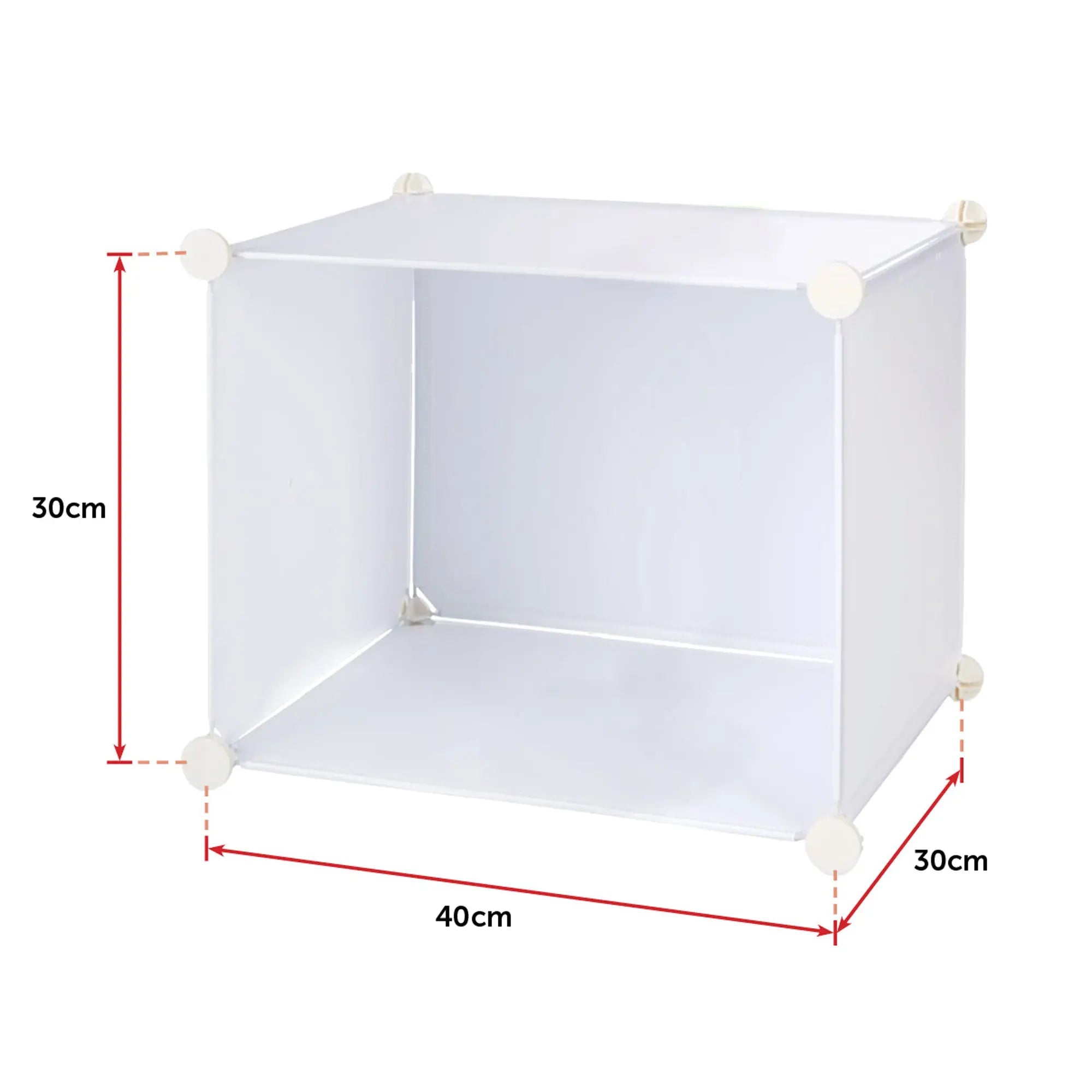 White Cube DIY Shoe Cabinet Rack Storage Portable Stackable Organiser Stand Deals499