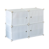 White Cube DIY Shoe Cabinet Rack Storage Portable Stackable Organiser Stand Deals499