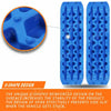 X-BULL Recovery tracks Mud Snow / Sand tracks / Grass 4X4 Caravan 2pairs 4WD Gen 3.0 - Blue Deals499
