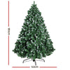 Jingle Jollys Christmas Tree 1.8M Xmas Trees Decorations Snowy 800 Tips Deals499