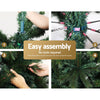 Jingle Jollys Christmas Tree 2.4M Xmas Trees Decorations Pine-Needle 2100 Tips Deals499