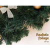 Jingle Jollys Christmas Garland 2.1M Xmas Tree Decoration Green Deals499