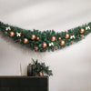 Jingle Jollys Christmas Garland 2.4M Xmas Tree Decoration Green Deals499