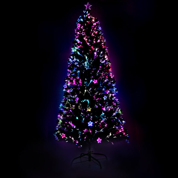Jingle Jollys Christmas Tree 2.1M LED Xmas trees with Lights Multi Colour Deals499