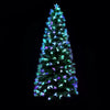 Jingle Jollys Christmas Tree 2.1M 7FT LED Xmas Multi Colour Lights Optic Fibre Deals499